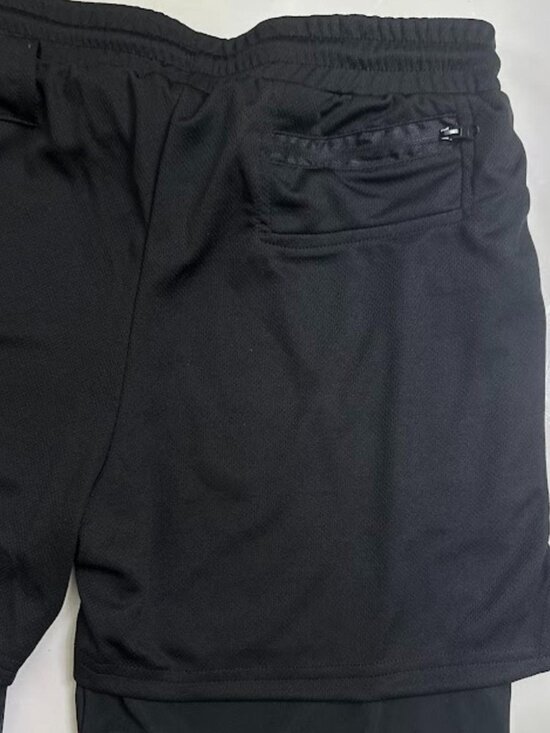 Men's Sports Shorts with Undershorts Cycling Shorts Size: M - Picture 5 of 7